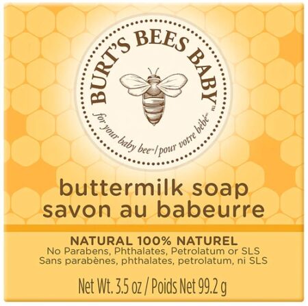 Burt's Bees Baby Buttermilk Soap 100% Natural Baby Soap Bar -- 1 Bar