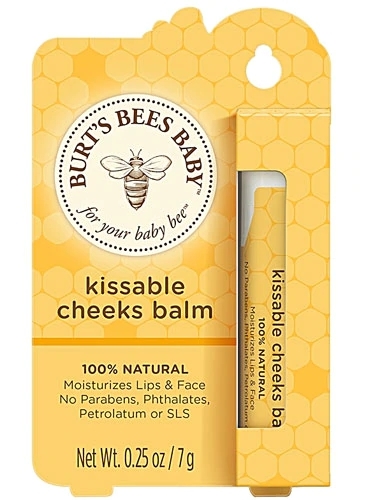 Burt's Bees Hidratante Natural para Bochechas de Bebê - 7g | Suavidade Pura e Proteção