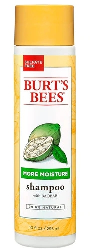 Burt's Bees Shampoo Mais Umidade Baobá Sem Sulfato 295ml - Nutrição Profunda para Cabelos Secos