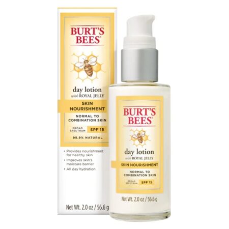 Burt's Bees Skin Nourishment Day Lotion with SPF 15 for Normal to Combination Skin -- 2 oz