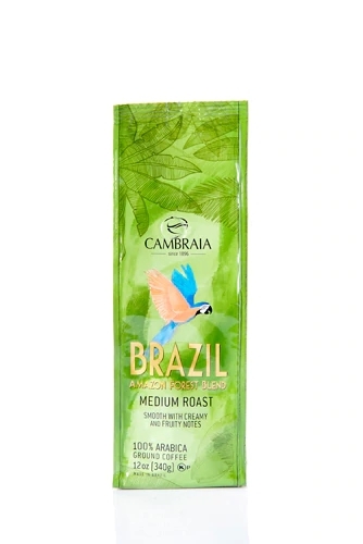 Café Cambraia Brazil Amazon Forest Blend Torra Média - 340g: Sabor Exótico e Bem-Estar da Amazônia