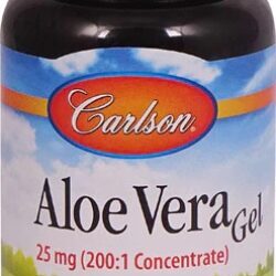 Carlson Aloe Vera Gel 25 mg - 100 Cápsulas Softgel - Bem-Estar Digestivo e Imunidade