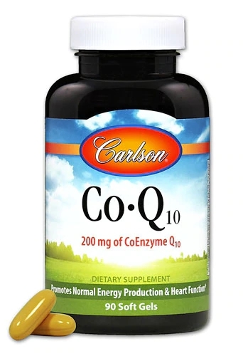 Carlson CoQ10 200mg - 90 Cápsulas Gelatinosas: Energia e Saúde Cardíaca para Você