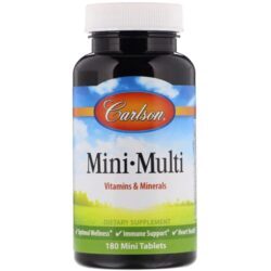Carlson Mini-Multi Ferro-Livre 180 Comprimidos - Vitalidade Diária
