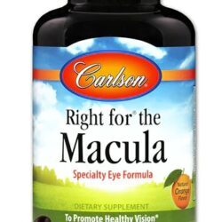 Carlson Right for The Macula™ Suplemento para Saúde Ocular com Luteína, Zeaxantina e Ômega-3 - 120 Cápsulas Softgel