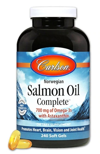 Carlson Salmon Oil Complete™ 1250 mg - 240 Cápsulas: Saúde e Bem-Estar Completo