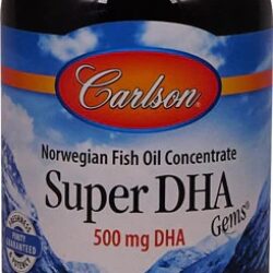 Carlson Super DHA Gems® - 500mg de DHA - 180 Cápsulas Gelatinosas