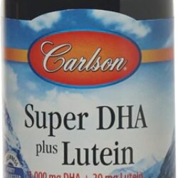 Carlson Super DHA mais Luteína - 60 Cápsulas Gelatinosas para Saúde Ocular