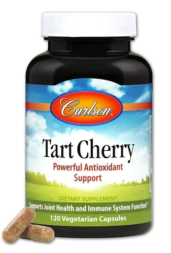 Carlson Tart Cherry 500 mg - 120 Cápsulas Vegetarianas: Saúde e Bem-Estar Natural