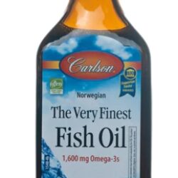 Óleo de Peixe Carlson The Very Finest Limão 1600mg - 198ml | Pureza e Saúde OMEGA-3