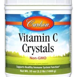 Carlson Vitamina C em Cristais Puros - 992g, Não Transgênico para Imunidade e Bem-Estar