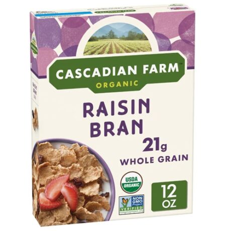 Cascadian Farms Organic Raisin Bran Cereal -- 12 oz