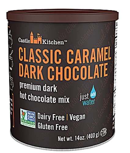 Chocolate Quente Escuro Vegano Classic Caramel 397g Castle Kitchen