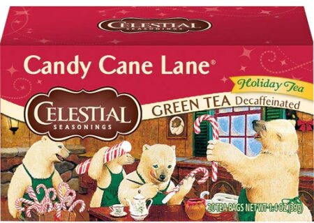 Celestial Seasonings Green Tea Decaffeinated Candy Cane Lane® -- 20 Tea Bags