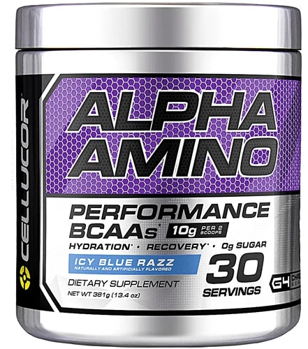 Cellucor Alpha Amino Performance BCAAs Icy Blue Razz - 30 Porções (360g)
