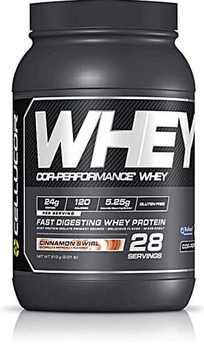Cellucor Cor-Performance Whey Protein Sabor Cinnamon Swirl - 912g: Energia e Recuperação Muscular Premium