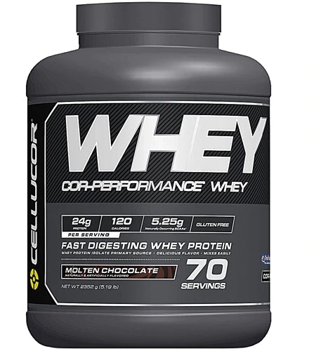 Whey Protein Cellucor Cor-Performance Molten Chocolate 2.35kg - Energia e Recuperação Muscular