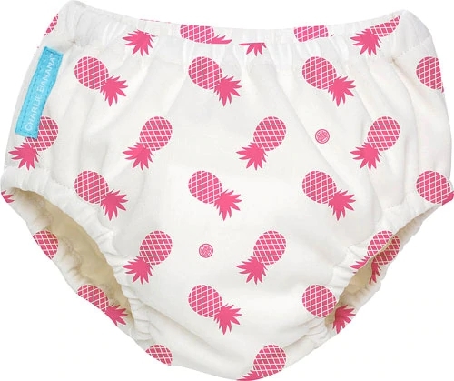 Fralda de Natação Reutilizável Charlie Banana Tamanho P - Hot Pineapple - 1 Unidade