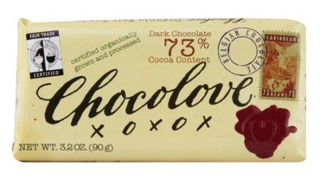 Chocolove Dark Chocolate Bar Plain -- 3.2 oz