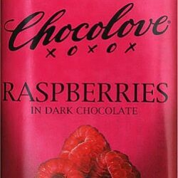 Barra de Chocolate Amargo Chocolove com Framboesas - 91g (3.2 oz)