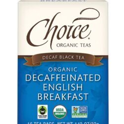 Chá Preto Orgânico Decaffeinated English Breakfast Choice - 16 Sachês (32g)