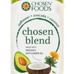 Chosen Foods Chosen Blend Oil - Óleo de Cártamo, Abacate e Coco 750ml - Versátil e Saudável