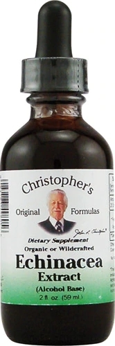 Extrato de Equinácea Christopher's Base de Álcool - 59 ml (2 fl oz) - Suporte Imunológico Natural