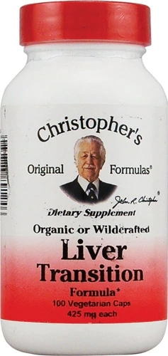 Christopher's Liver Transition - 425mg - 100 Cápsulas Vegetarianas | Suporte ao Fígado