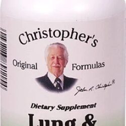 Christopher's Lung & Bronchial 425mg - 100 Cápsulas Vegetarianas | Saúde Respiratória Natural