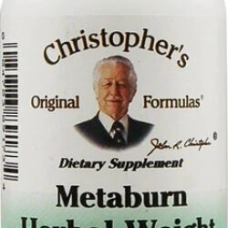 Christopher's Metaburn - Fórmula Herbal para Controle de Peso - 100 Cápsulas Vegetarianas 450mg