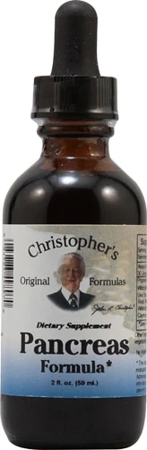 Christopher's Pancreas Formula - Suplemento para Pâncreas - 59ml