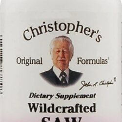 Christopher's Saw Palmetto 500 mg - 100 Cápsulas Vegetarianas: Saúde da Próstata e Bem-Estar Masculino