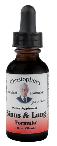 Christopher's Sinus And Lung Formula - Fórmula Respiratória 30ml (1 fl oz)