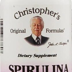 Christopher's Spirulina 500mg - 100 Cápsulas Vegetarianas: Sua Dose Diária de Vitalidade Natural