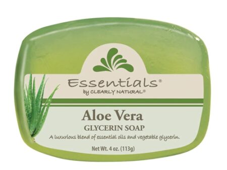 Clearly Natural Essentials Glycerin Bar Soap Aloe Vera -- 4 oz