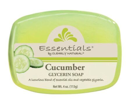 Clearly Natural Glycerin Bar Soap Cucumber -- 4 oz