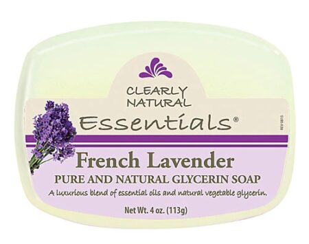 Clearly Natural Glycerine Bar Soap French Lavender -- 4 oz