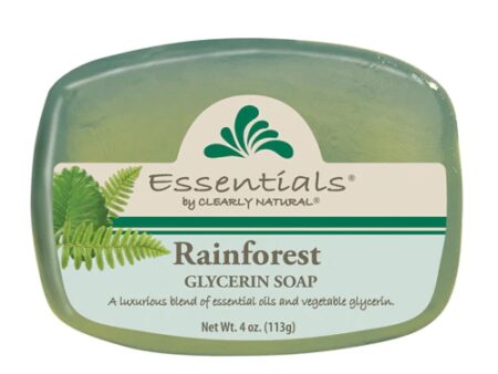 Clearly Natural Pure and Natural Glycerine Bar Soap Rainforest -- 4 oz