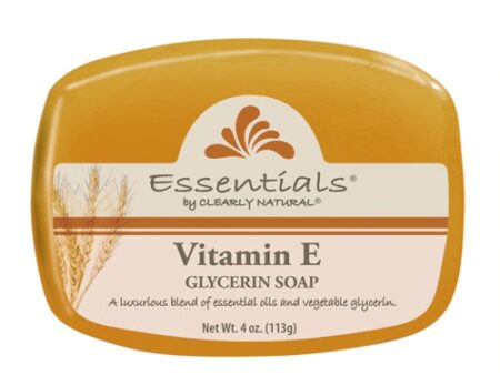 Clearly Natural Pure and Natural Glycerine Bar Soap Vitamin E -- 4 oz