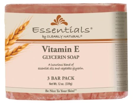 Clearly Natural Vitamin E Soap -- 3 Bar Pack