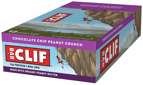 Clif Bar® Energy Bars Chocolate Chip Peanut Crunch - 12 Unidades (Aprox. 800g)