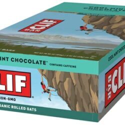 Clif Bar Energy Bars Cool Mint Chocolate - Caixa com 12 Barras (Aprox. 680g)