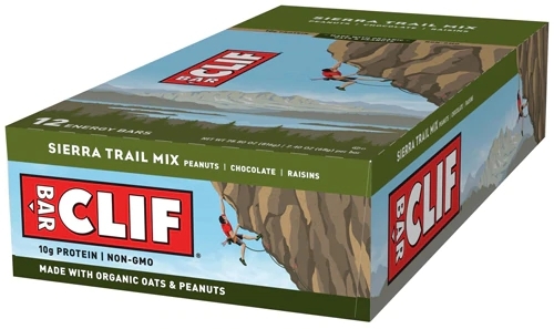 Clif Bar Energy Bar Sierra Trail Mix - Caixa com 12 Unidades (aprox. 708g)