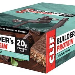 Clif Builder's Protein Bar Chocolate Mint - 12 Unidades (Aprox. 822g)