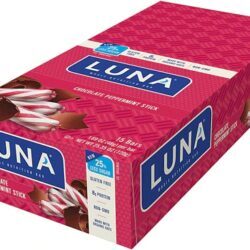 Clif LUNA Barra de Nutrição Integral Chocolate Peppermint Stick - 15 Barras (Aprox. 50g cada)