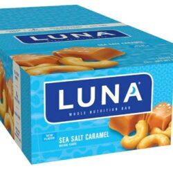 Barra de Nutrição Completa Clif LUNA Sea Salt Caramel - Caixa com 15 Unidades (Total 570g)