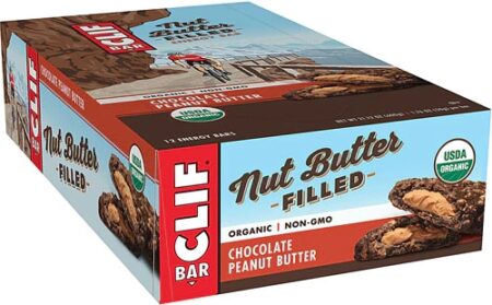 Clif Organic Nut Butter Filled Energy Bars Chocolate Peanut Butter -- 12 Bars