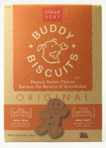 Petiscos para Cães Cloud Star Buddy Biscuits® Sabor Manteiga de Amendoim - 454g
