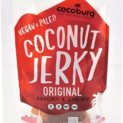 Cocoburg Jerky de Coco Original - Snack Saudável e Delicioso 42g