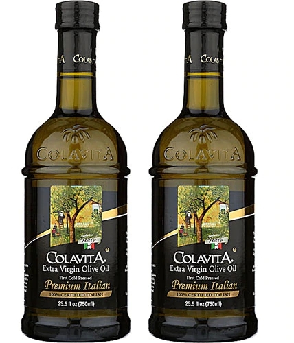 Azeite de Oliva Extra Virgem Italiano Colavita Premium - 2x 750ml (Aprox. 1500ml Total)